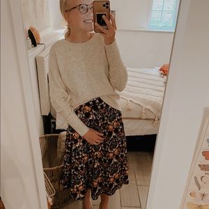 | Printed Midi Skirt from Anthropologie |